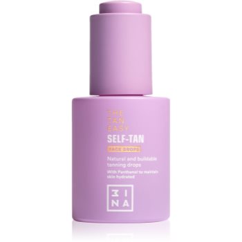 3INA The Tan Easy Self-Tan Face Drops picaturi pentru bronzare faciale - imagine 2